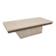 Table basse italienne en travertin et granit