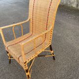 Wicker armchair