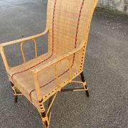 Fauteuil en osier