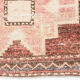 3x10 neutral geometric vintage runner rug, 296x73cm