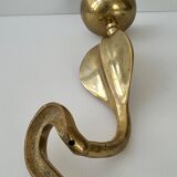 Wall candle holder cobra 76cm vintage 1970