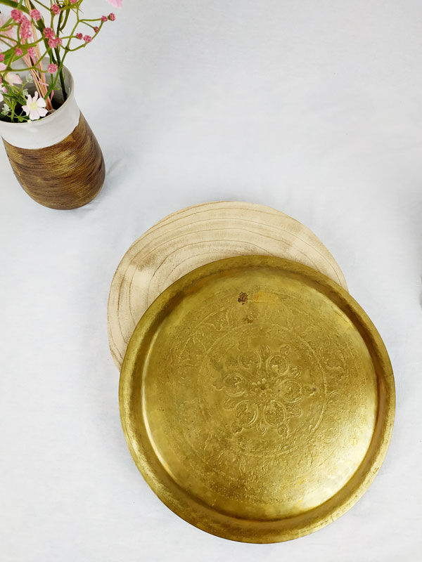 Brass servant tray