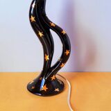 Ceramic star lamp base, 1950.