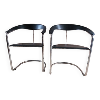2 Canasta chairs by Arrben Italy