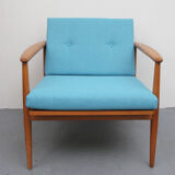 Armchair in light blue from the 1960s