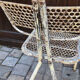 Paire de chaises métal perforé René Malaval 1950