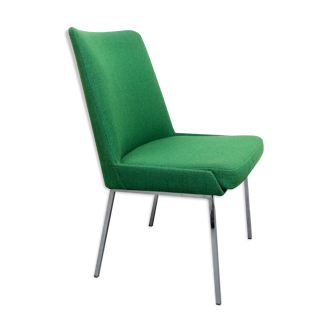 1960s chair in green and chrome from Mauser