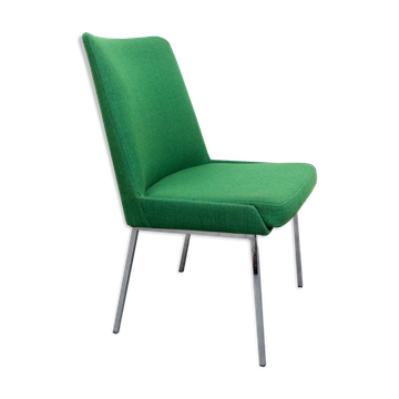Chaise des années 1960 vert et chrome de Mauser