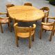 Fauteuils et table de salle à manger Rainer Daumiller