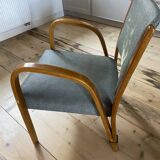 Bow-Wood armchair by Hugues Steiner for Steiner