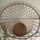 Metal wire wastepaper basket