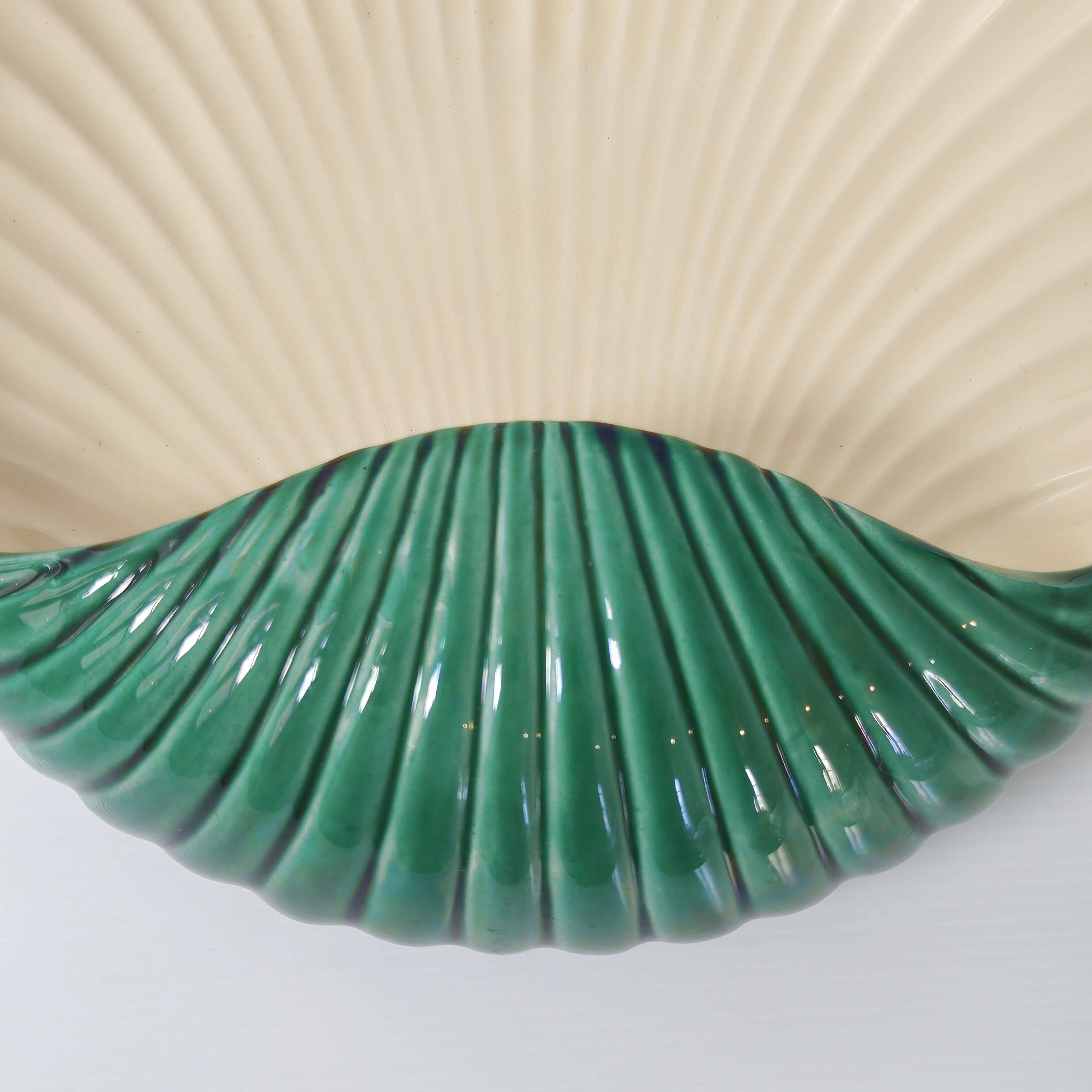Vintage shell wall lamp 1960