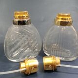 2 spray bottles cut crystal Marcel Franck "brumaire"