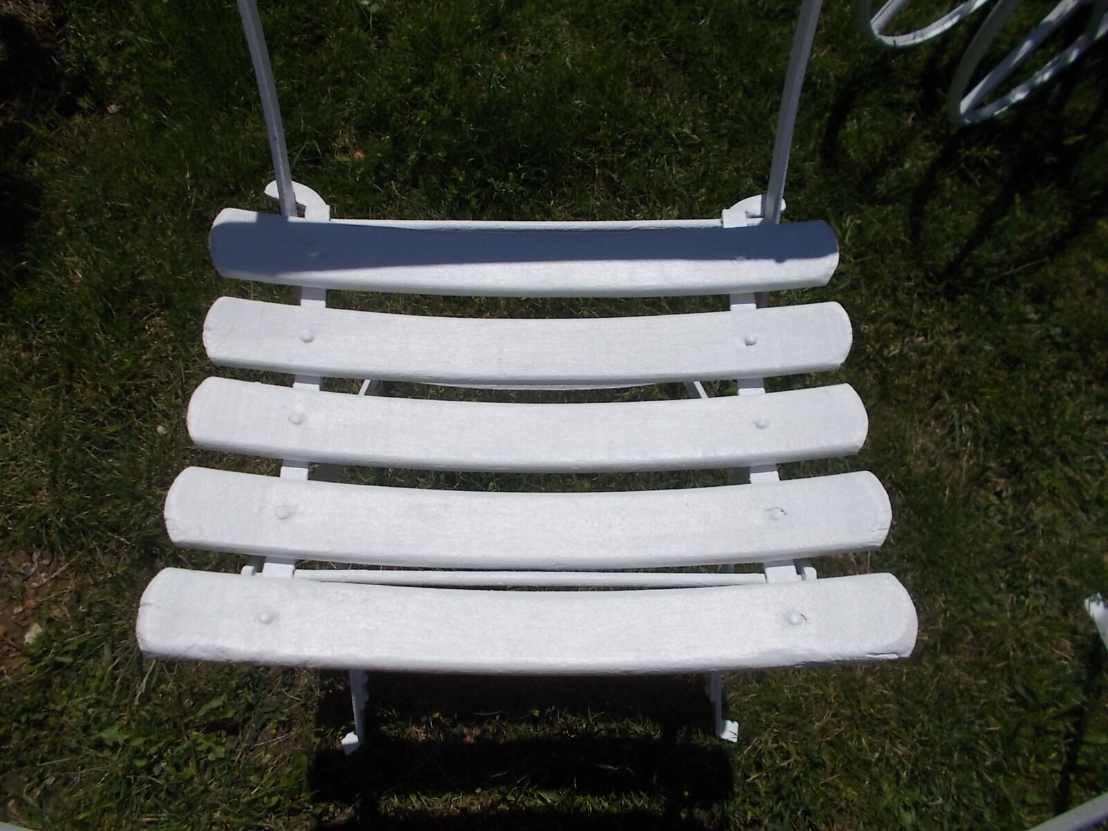 Set of 4 vintage garden chairs
