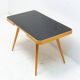 Mid century opaxite glass coffee table, 1960´s, Czechoslovakia