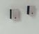 Pair of vintage wall lights, Perspex and black lacquered metal, France 1960