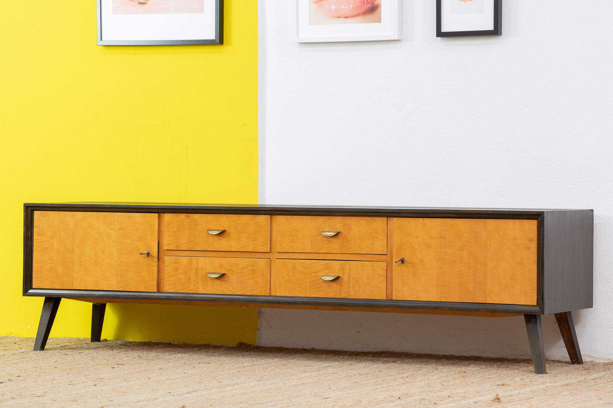 Vintage Scandinavian Enfilade – 200 cm
