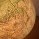 Luminous globe world map in glass Perrina vintage 60s