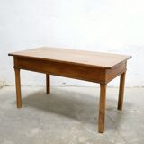 Table à manger de ferme, vintage en bois