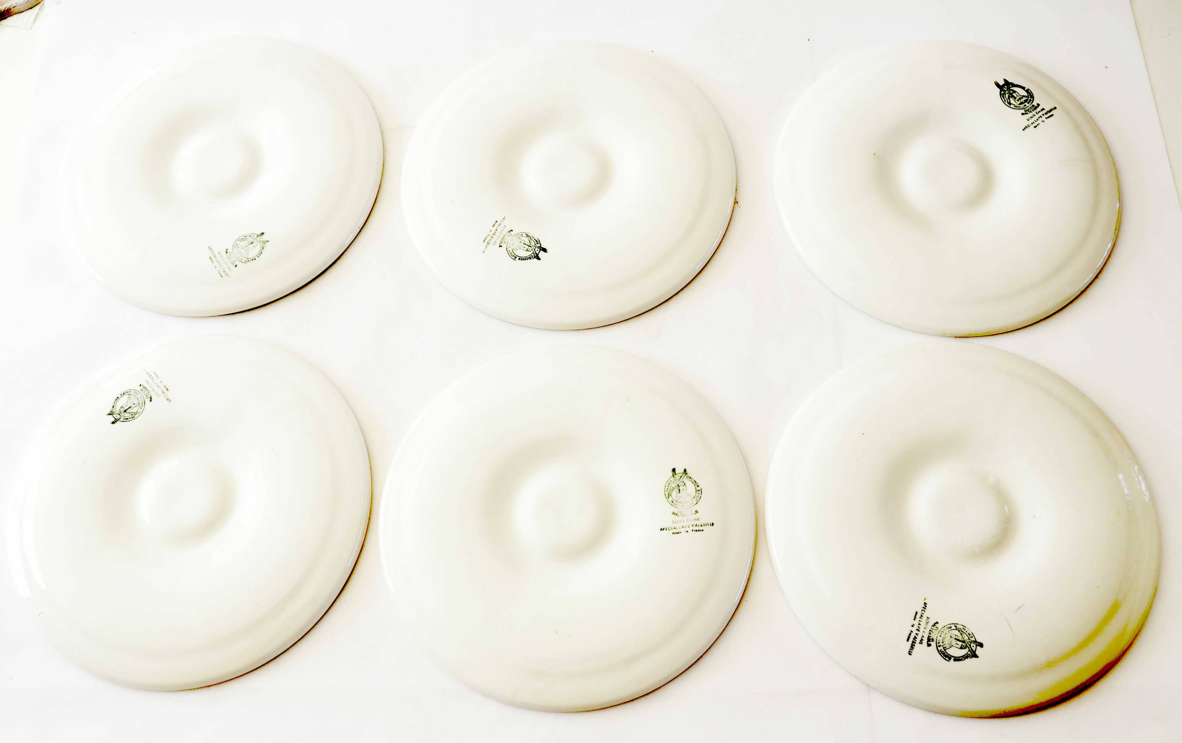 Dish and 6 shell plates