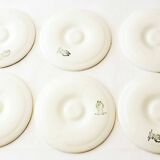 Dish and 6 shell plates