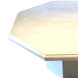 Travertine coffee table