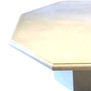 Travertine coffee table