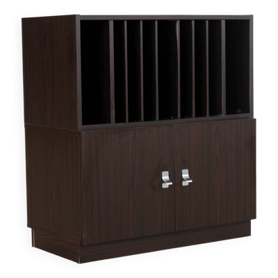 armoire audio vintage   armoire à vinyles   années 80   suédois