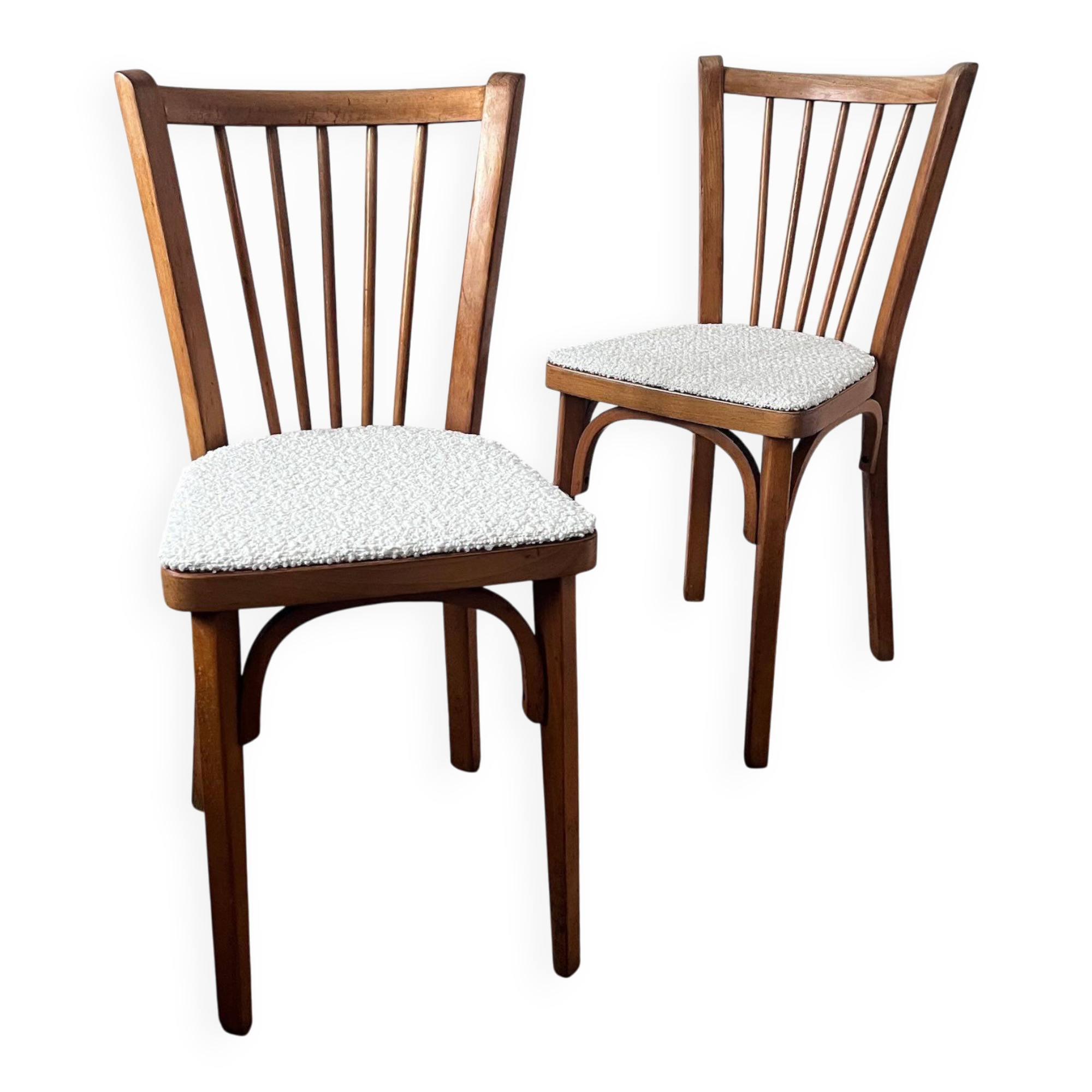 Paire de chaises bistrot Baumann