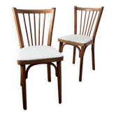 Pair of Baumann bistro chairs