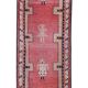 Vintage Turkish hallway rug 97x305 cm