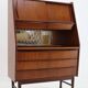 1960s Danish Teak Secretary/Writing Cabinet