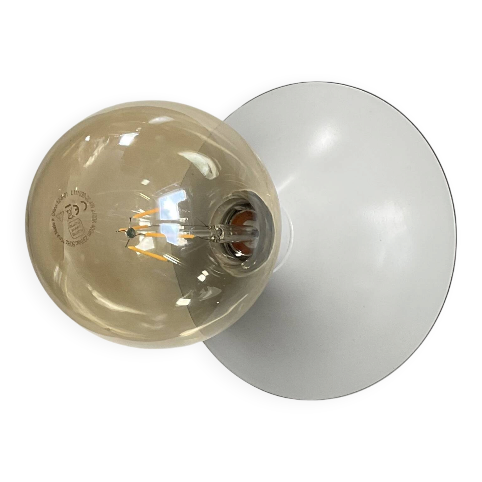 Space Age metal wall or ceiling light