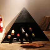 Wooden wine bonus pyramid, 70s/80s