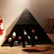 Pyramide en bois de bonification du vin, années 70/80