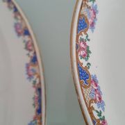 Lot de deux plats de service - Sarreguemines Digoin début XXème