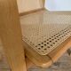 Fauteuil vintage en cannage