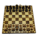 Vintage handcrafted folding chess set