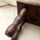 Tabouret bois vintage