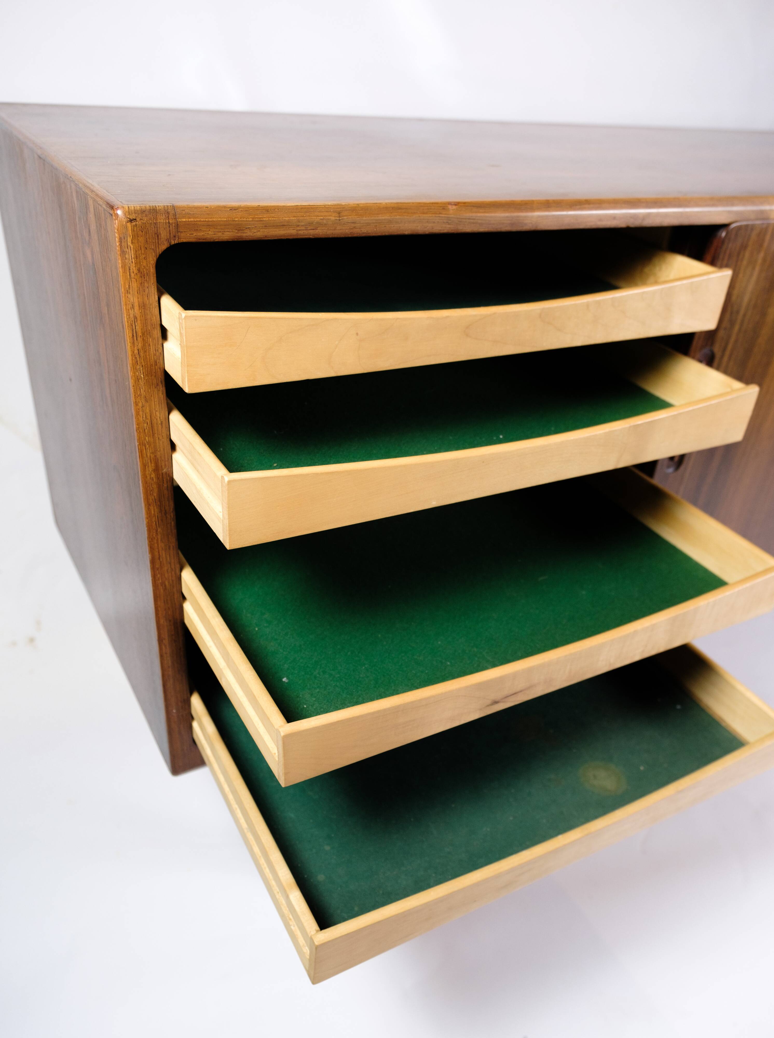 Sideboard Made In Rosewood By Henry Rosengren Hansen From 1960s