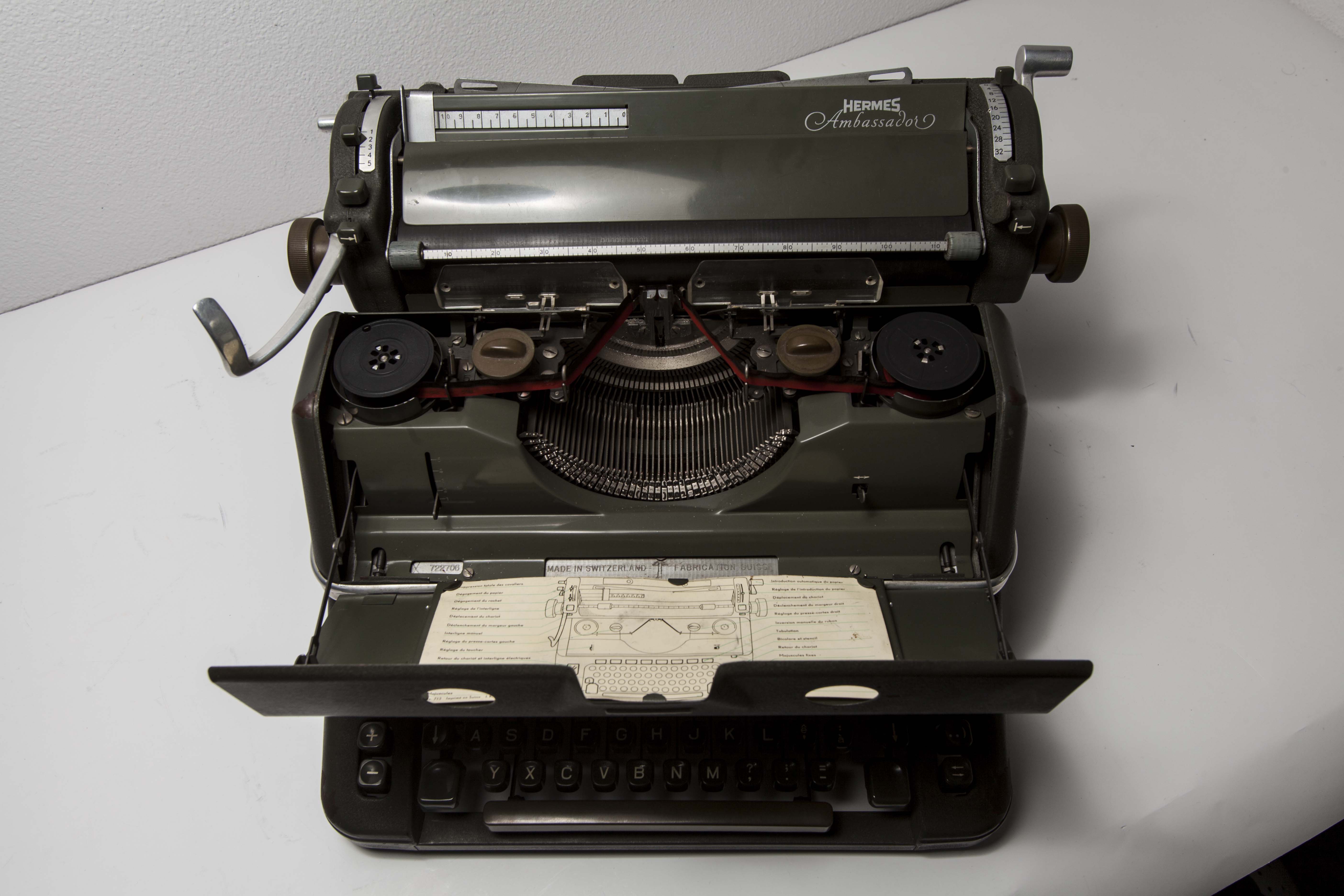 Hermes ambassador typewriter, 1952