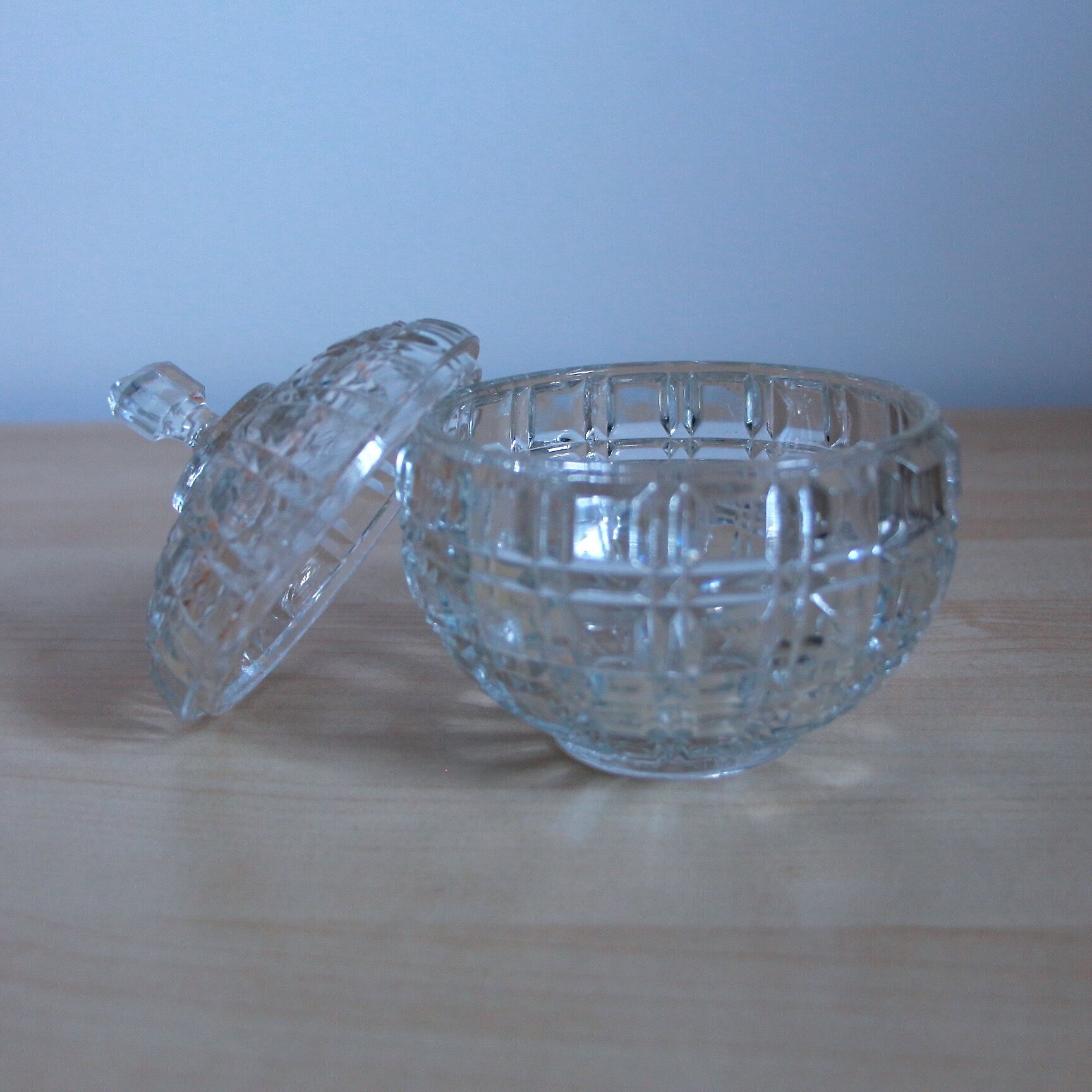 Sucrier en verre