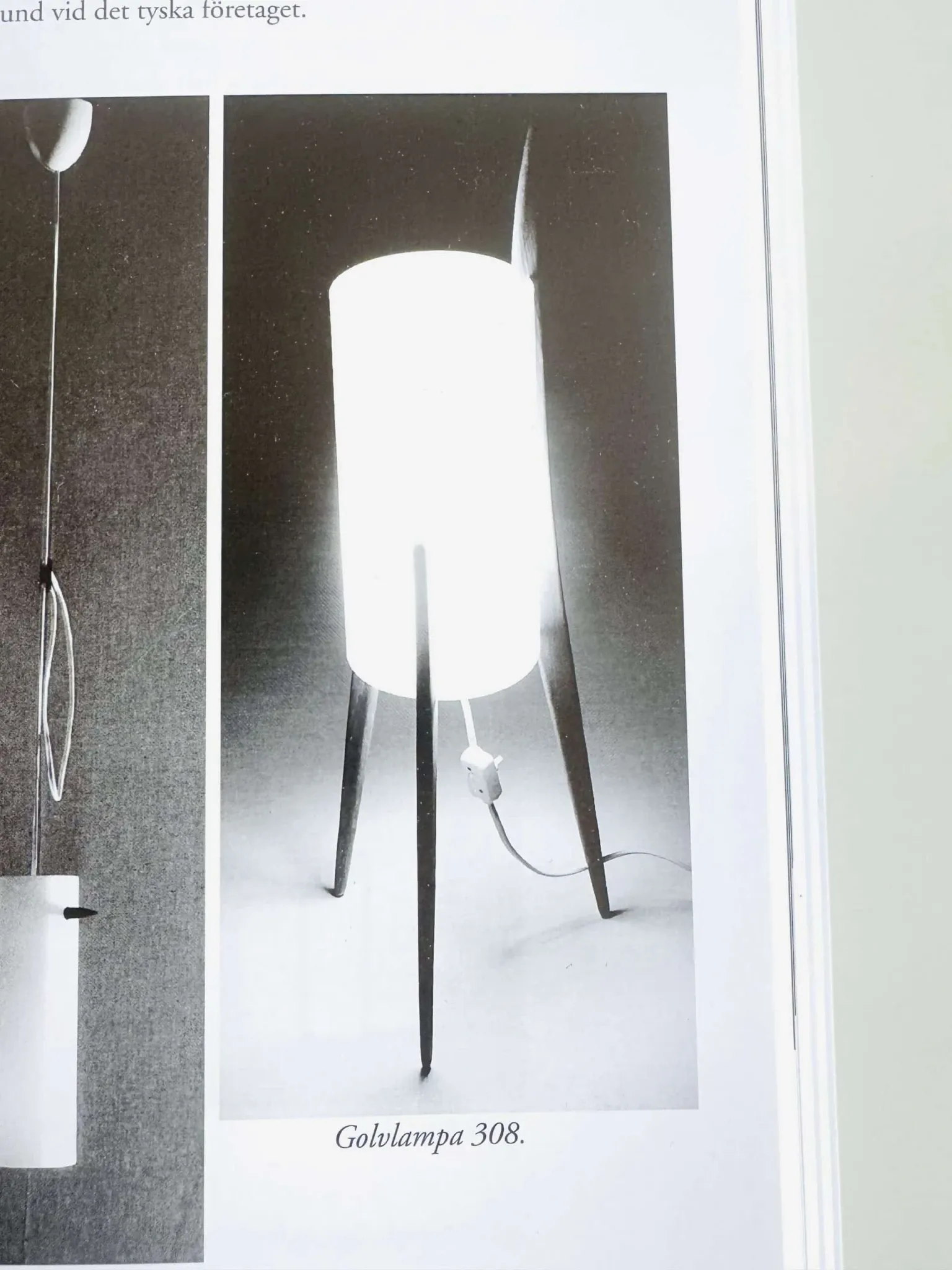 Model 308 Floor Lamp By Uno & Östen Kristiansson For Luxus, Sweden, 1960S