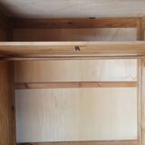 Vintage pine wardrobe