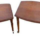 2 Built-in side tables in solid cherry wood – Very good condition