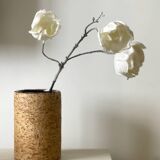 Vase en céramique texturée