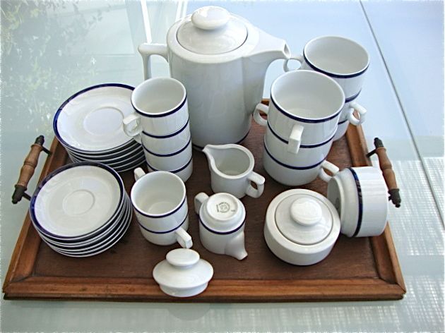 29-piece coffee or tea service for 6 people