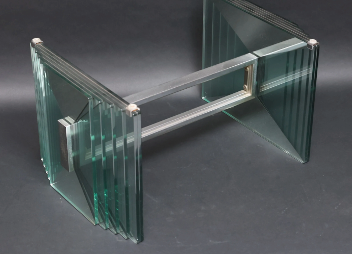 Gallotti & radice - glass coffee table
