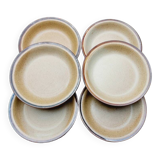 Stoneware soup plates
