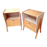 Pair of vintage bedside tables